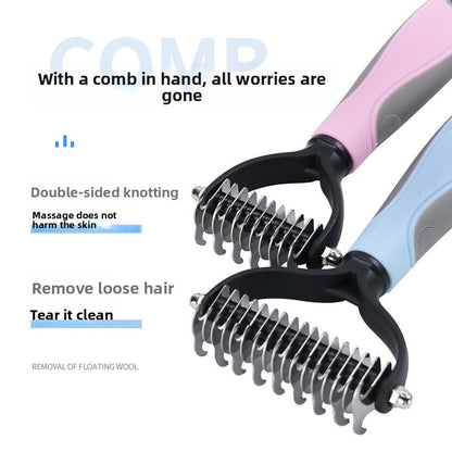 Double Sided Pet Grooming Comb