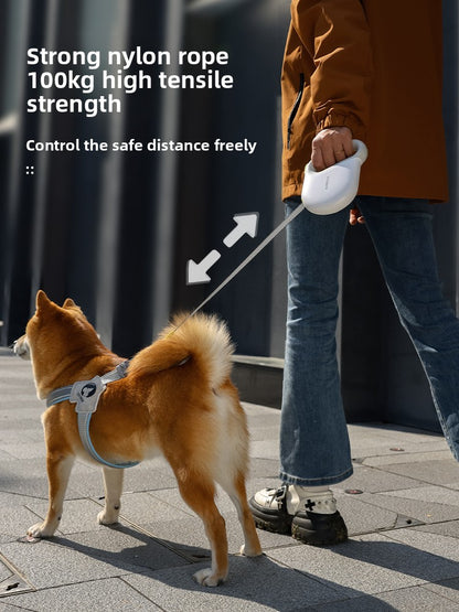 Automatic Retractable Dog Leash with Anti-Breakaway Feature