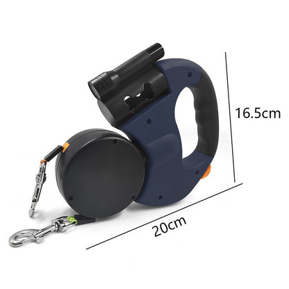Automatic Retractable Dual Dog Leash